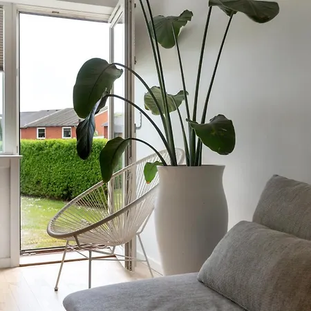Oplev Lys & Liv I Norresundby: Charmerende Havelejlighed Med Gratis Parkering! *